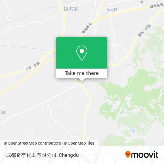 成都奇亭化工有限公司 map