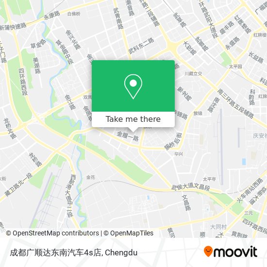成都广顺达东南汽车4s店 map