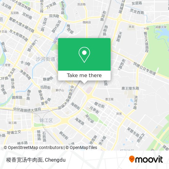 稷香宽汤牛肉面 map