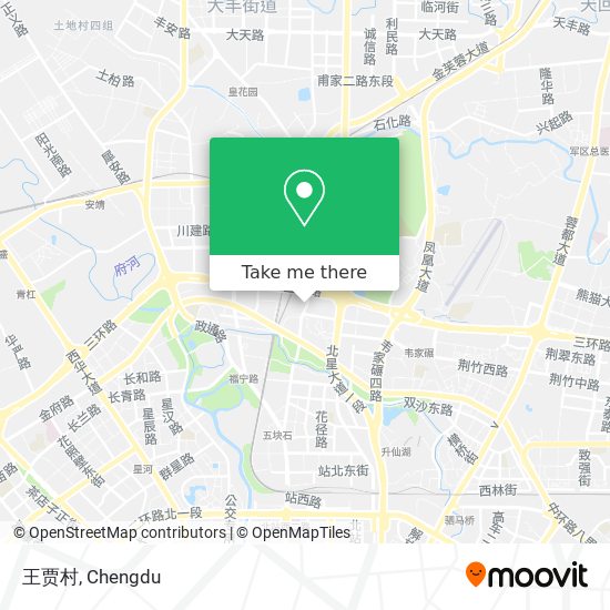 王贾村 map