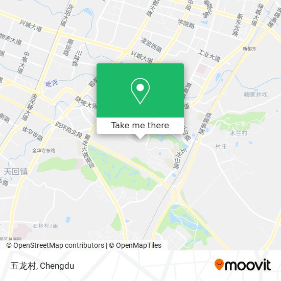 五龙村 map