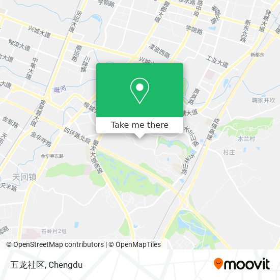 五龙社区 map