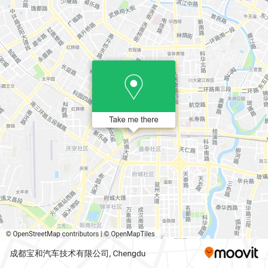 成都宝和汽车技术有限公司 map
