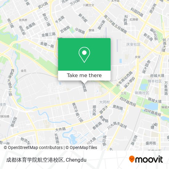成都体育学院航空港校区 map