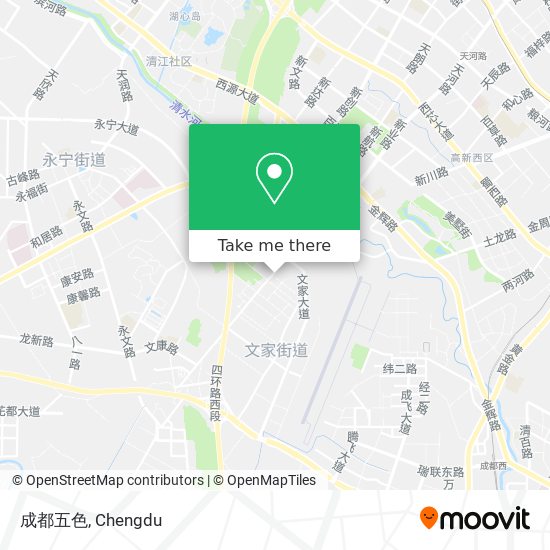 成都五色 map
