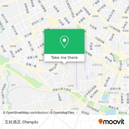 五桂酒店 map