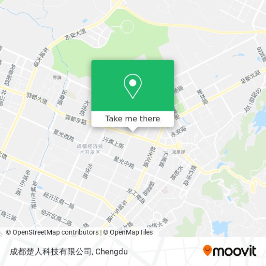 成都楚人科技有限公司 map