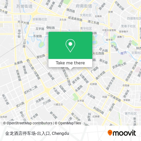 金龙酒店停车场-出入口 map