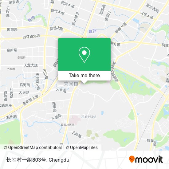 长胜村一组803号 map