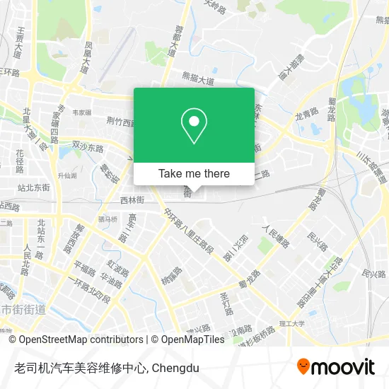 老司机汽车美容维修中心 map