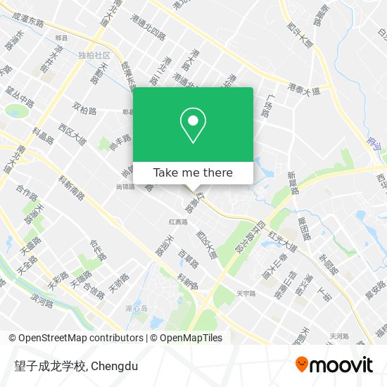 望子成龙学校 map