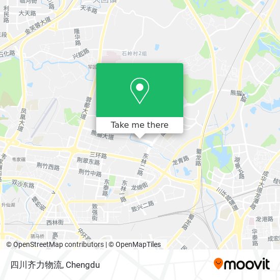 四川齐力物流 map