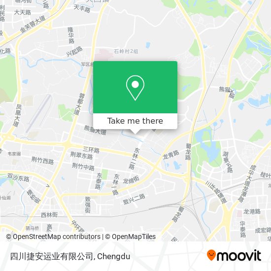 四川捷安运业有限公司 map