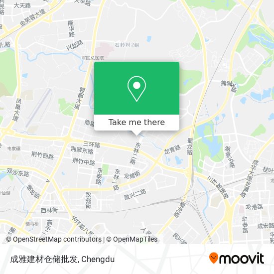 成雅建材仓储批发 map