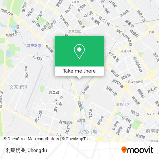 利民奶业 map