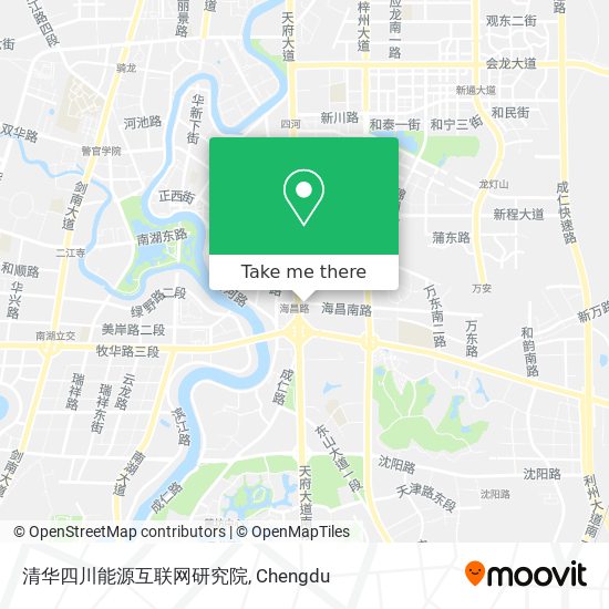 清华四川能源互联网研究院 map