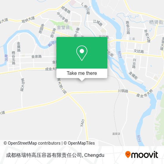 成都格瑞特高压容器有限责任公司 map