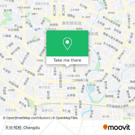 天欣驾校 map