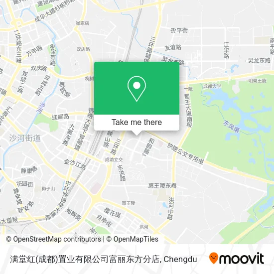 满堂红(成都)置业有限公司富丽东方分店 map