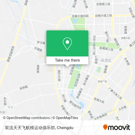 双流天天飞航模运动俱乐部 map