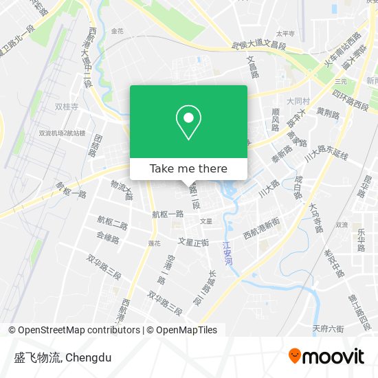 盛飞物流 map