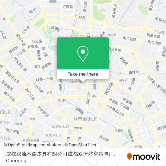 成都双流本森皮具有限公司成都双流航空箱包厂 map