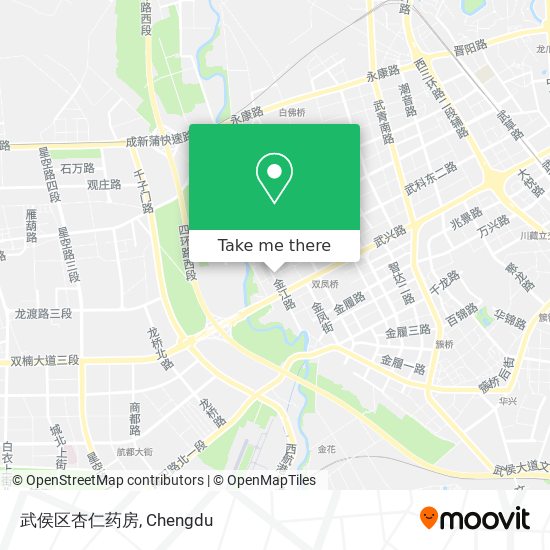 武侯区杏仁药房 map