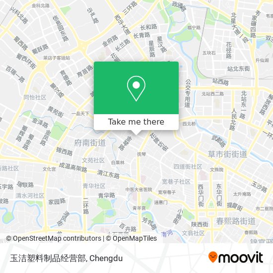 玉洁塑料制品经营部 map