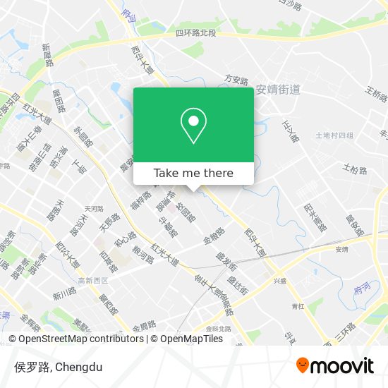 侯罗路 map