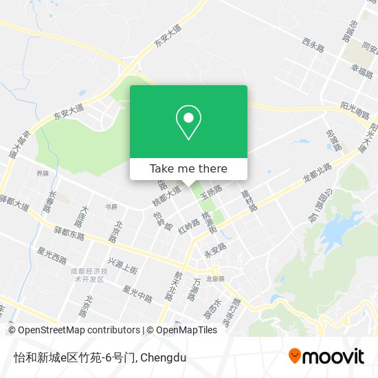 怡和新城e区竹苑-6号门 map