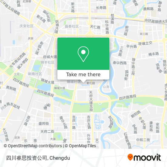 四川睿思投资公司 map