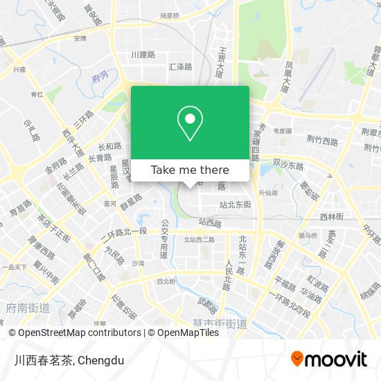 川西春茗茶 map