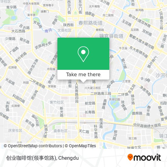 创业咖啡馆(领事馆路) map