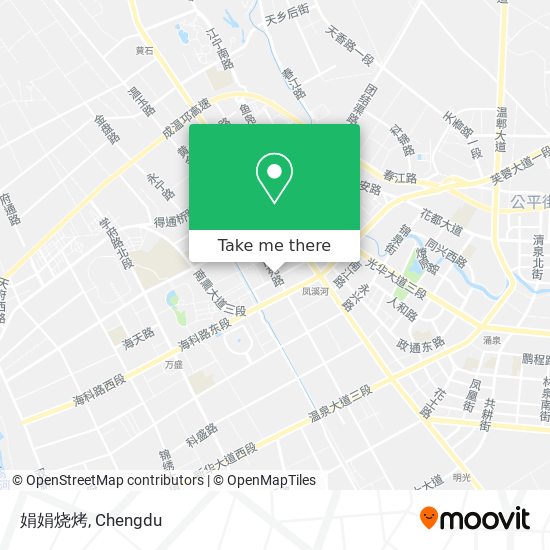 娟娟烧烤 map