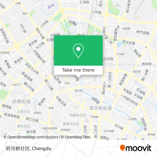 府河桥社区 map
