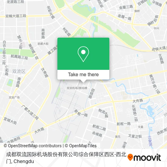 成都双流国际机场股份有限公司综合保障区西区-西北门 map