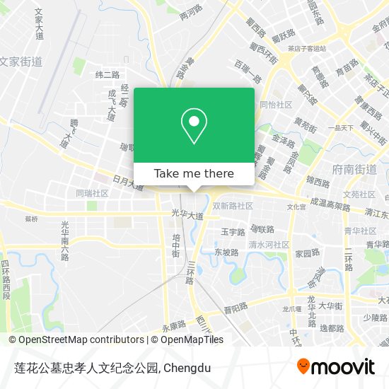 莲花公墓忠孝人文纪念公园 map
