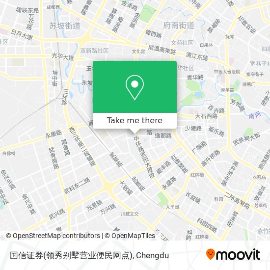 国信证券(领秀别墅营业便民网点) map