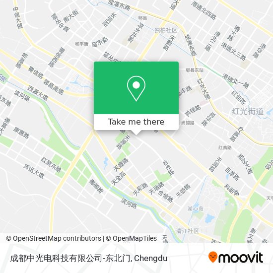 成都中光电科技有限公司-东北门 map