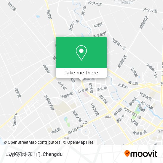 成钞家园-东1门 map