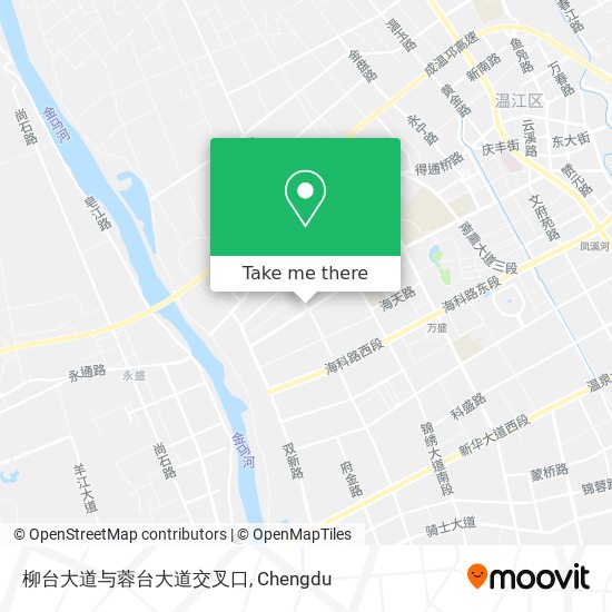 柳台大道与蓉台大道交叉口 map