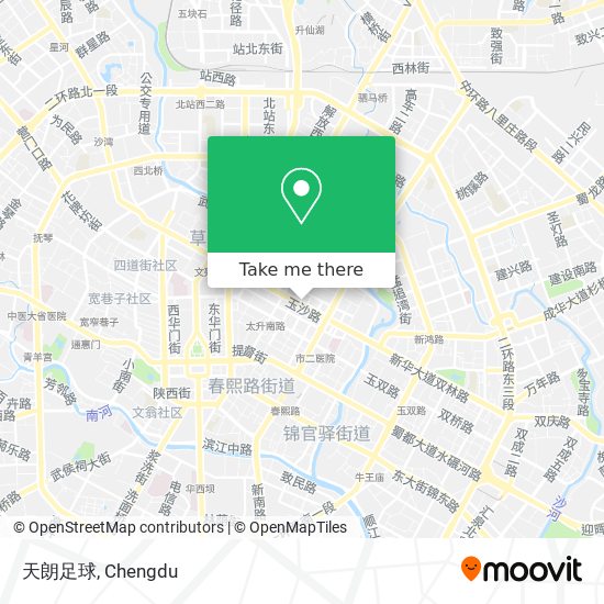 天朗足球 map