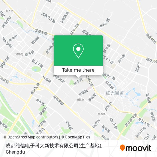 成都维信电子科大新技术有限公司(生产基地) map