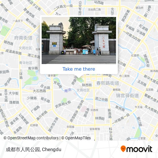 成都市人民公园 map