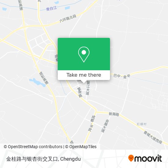 金桂路与银杏街交叉口 map