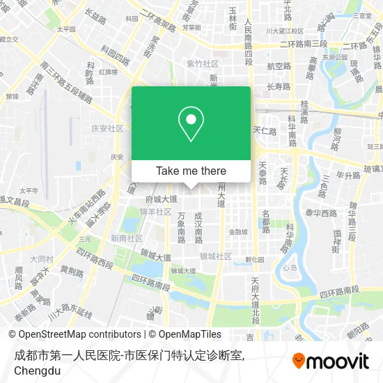 成都市第一人民医院-市医保门特认定诊断室 map