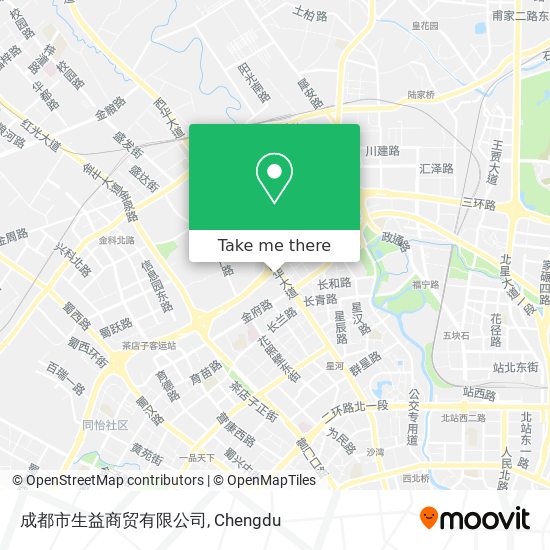 成都市生益商贸有限公司 map