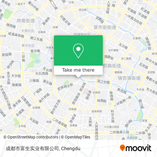 成都市富生实业有限公司 map