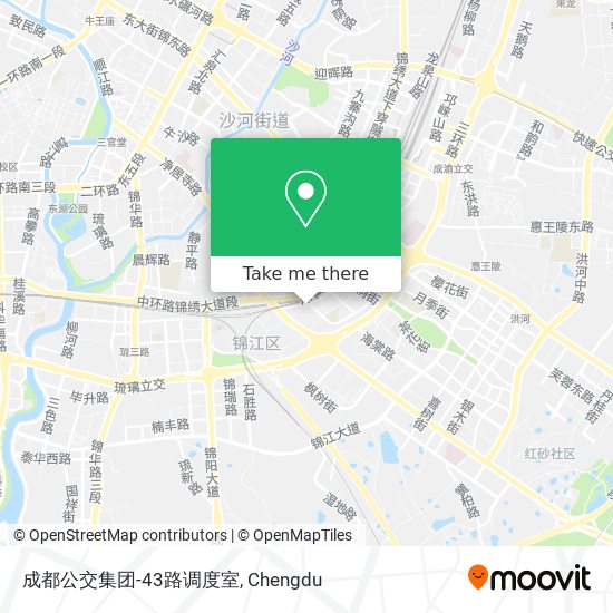 成都公交集团-43路调度室 map