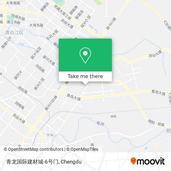 青龙国际建材城-6号门 map